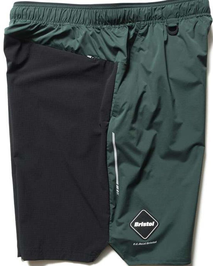 BREATHABLE TRAIL SHORTS,GREEN, medium image number 2