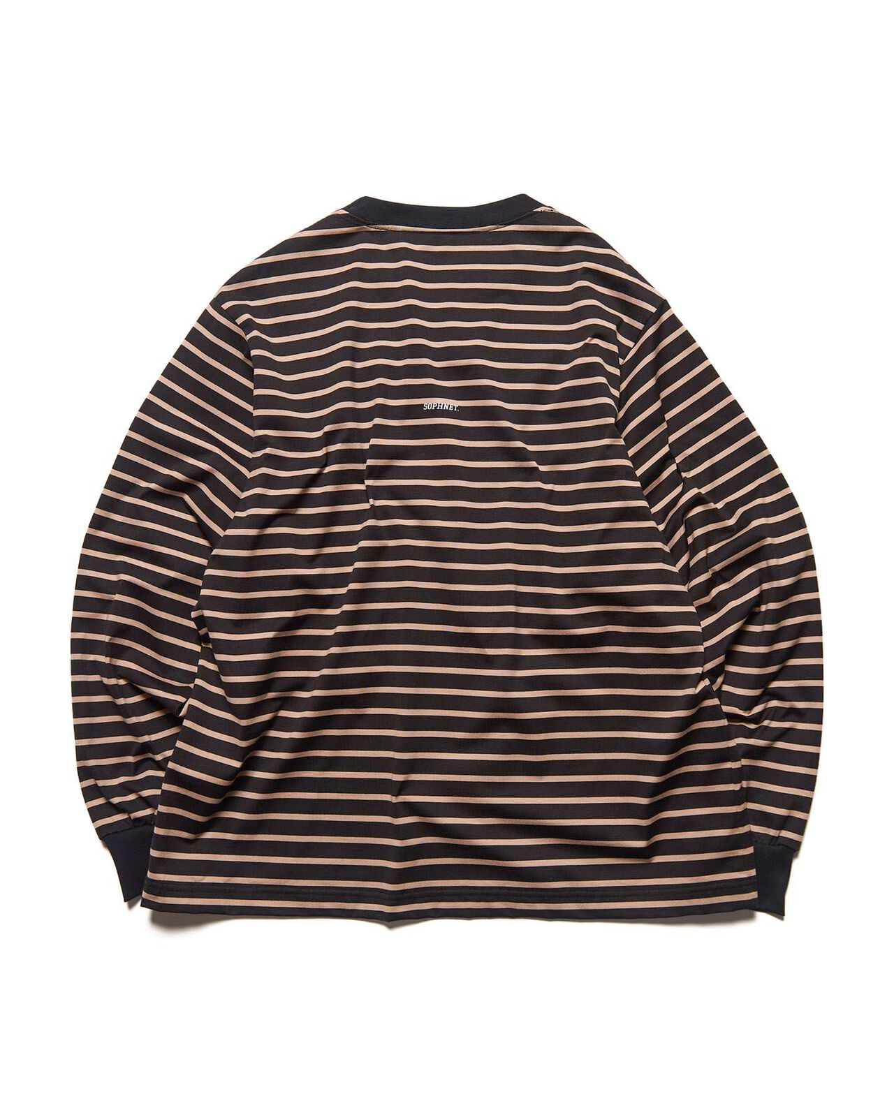 SCORPION BORDER L/S WIDE TEE,BEIGE, large image number 1