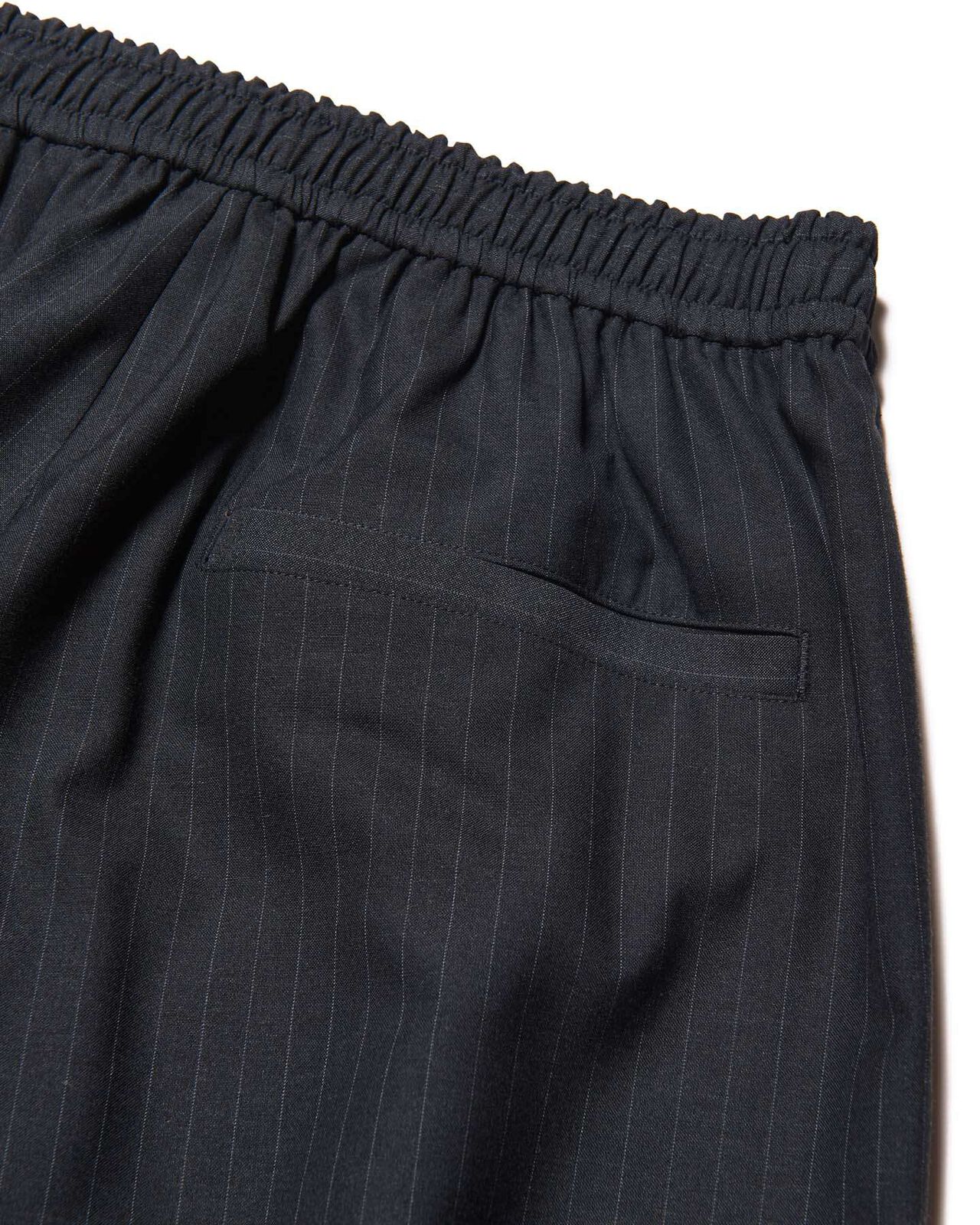 STRETCH WOOL SIDE POCKET JOGGER PANTS,A, large image number 4