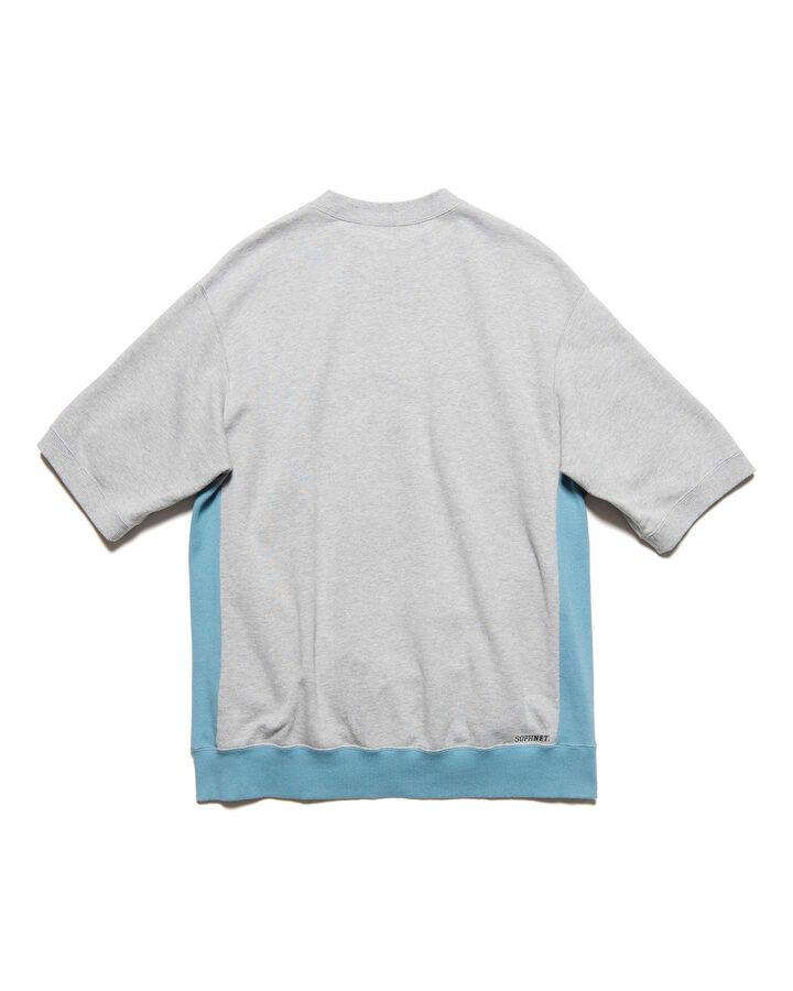 SIDE POCKET S/S CREWNECK SWEAT,GRAY, medium image number 1