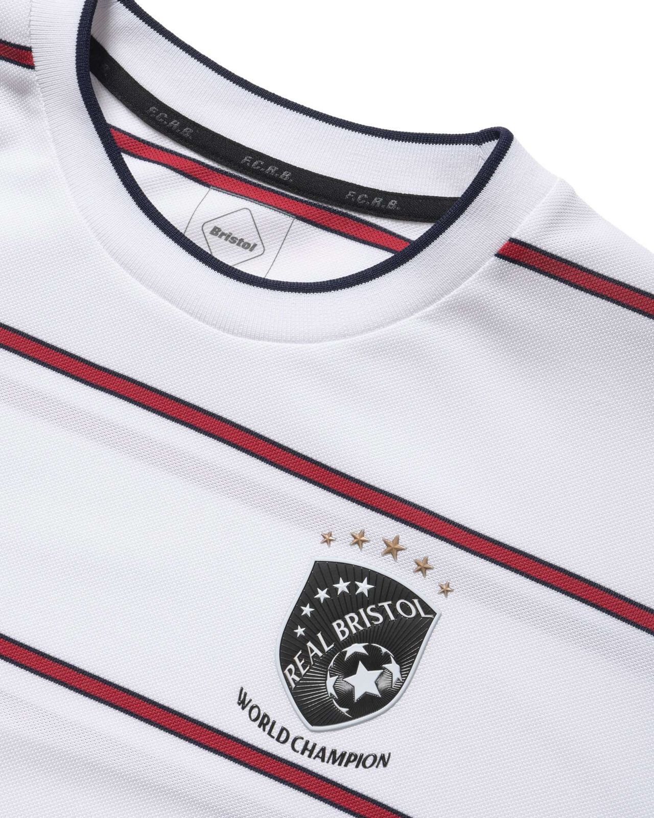 CHAMPIONS BORDER L/S GAME SHIRT,WHITE, large image number 2