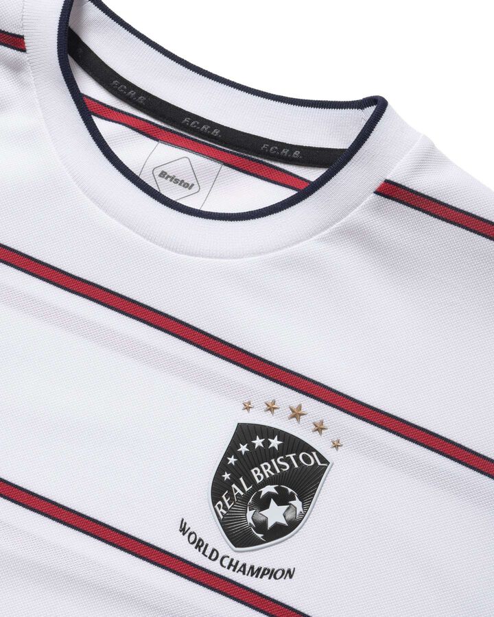 CHAMPIONS BORDER L/S GAME SHIRT,WHITE, medium image number 2