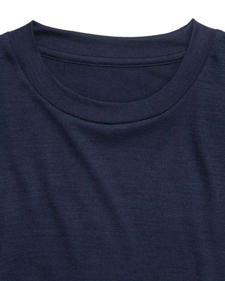 WASHABLE WOOL L/S TOP,NAVY, medium image number 2