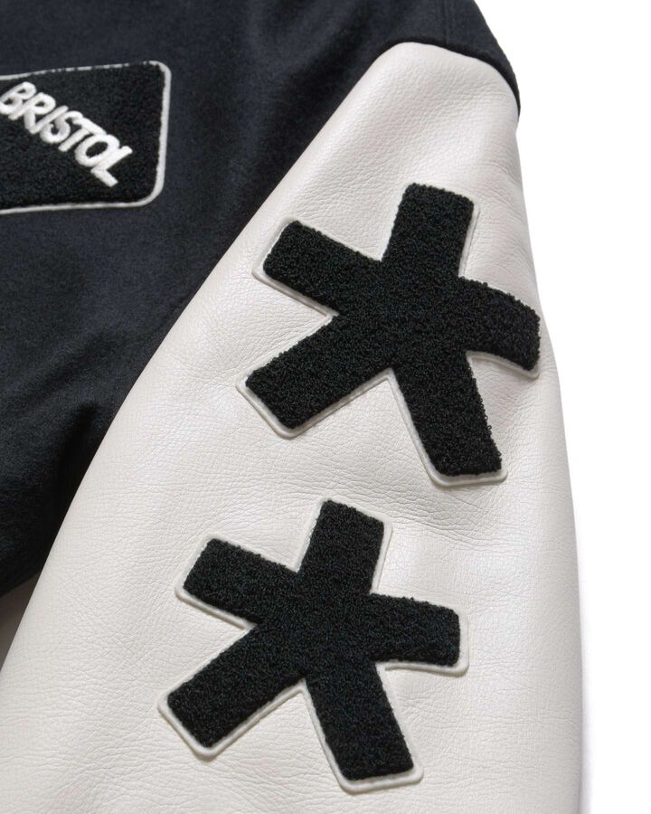 ERIC HAZE: VARSITY JACKET,BLACK, medium image number 5