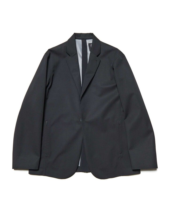 3LAYER WOOL TECH JACKET,BLACK, medium