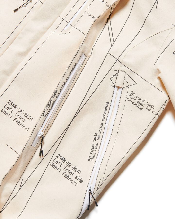 MAP-OUT 3LAYER MOUNTAIN PARKA,IVORY, medium image number 4