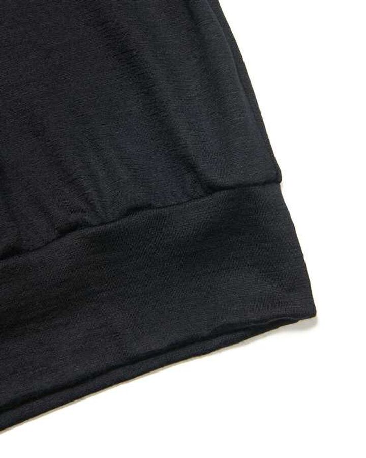 WASHABLE WOOL L/S TOP,BLACK, medium image number 3