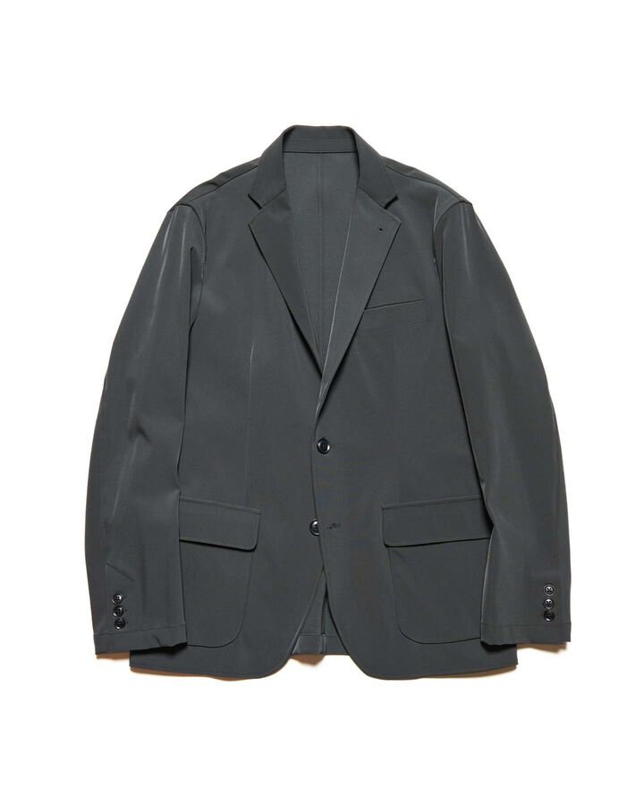 4WAY STRETCH PACKABLE 2BUTTON JACKET,CHARCOAL GRAY, medium image number 0