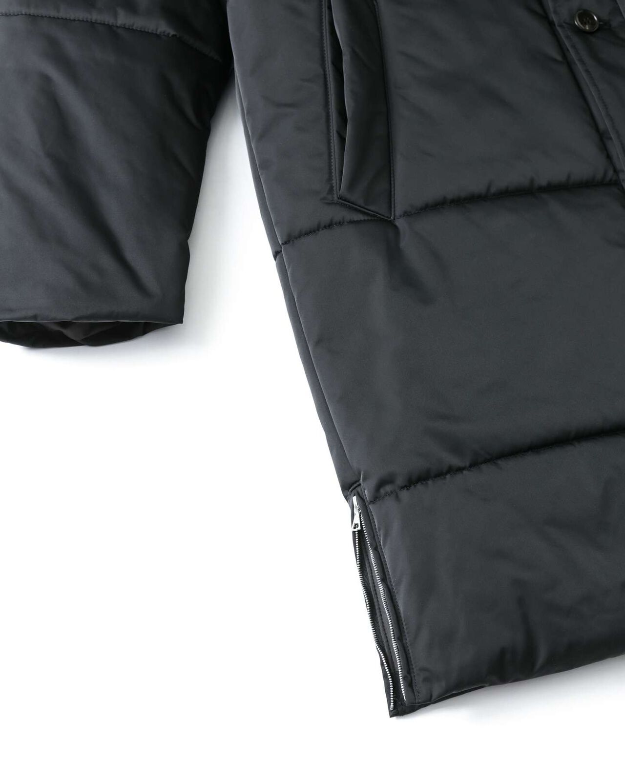 PADDED COAT,BLACK, large image number 2
