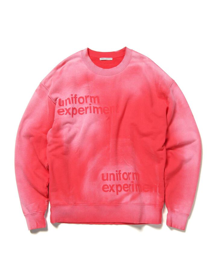 FADE SWEATSHIRT,RED, medium