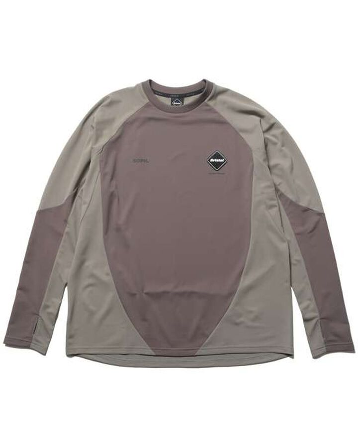 STREAM LINE L/S TOP,LIGHT BROWN, medium image number 0