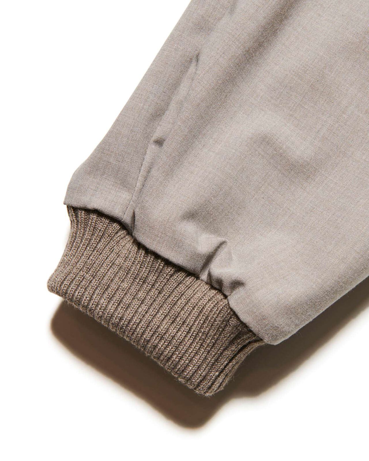 2WAY STRETCH SLIM-FIT RIBBED PANTS,GREIGE, large image number 4