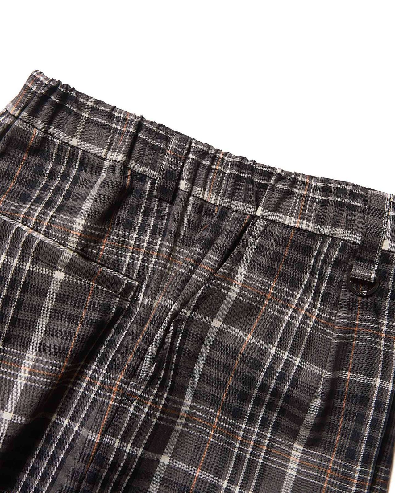 WASHBLE WOOL TAPERED BOLD PANTS,A, large image number 3