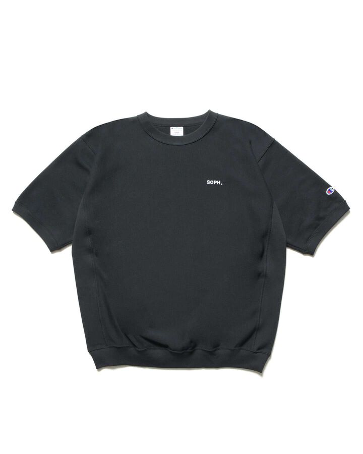Champion REVERSE WEAVE BASIC S/S CREWNECK SWEAT,BLACK, medium