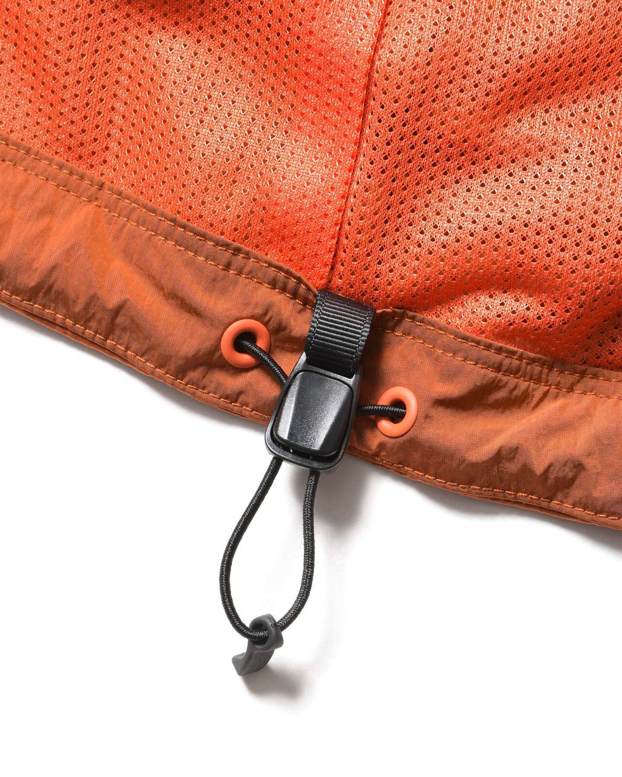 NYLON CHAMBRAY PRACTICE HOODED JACKET,ORANGE, large image number 5