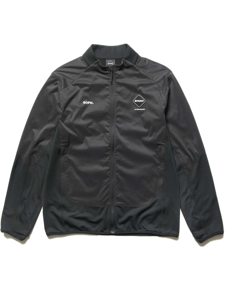 GRID FLEECE HYBRID BLOUSON,BLACK, medium