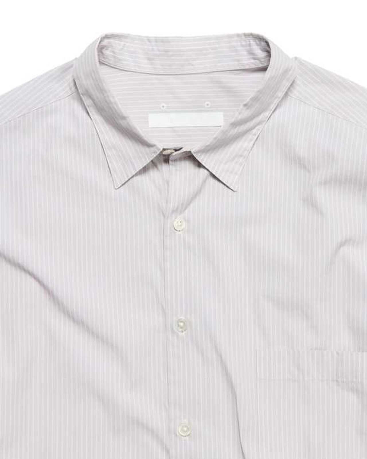 STRIPE RELAX FIT S/S SHIRT,GRAY STRIPE, large image number 2
