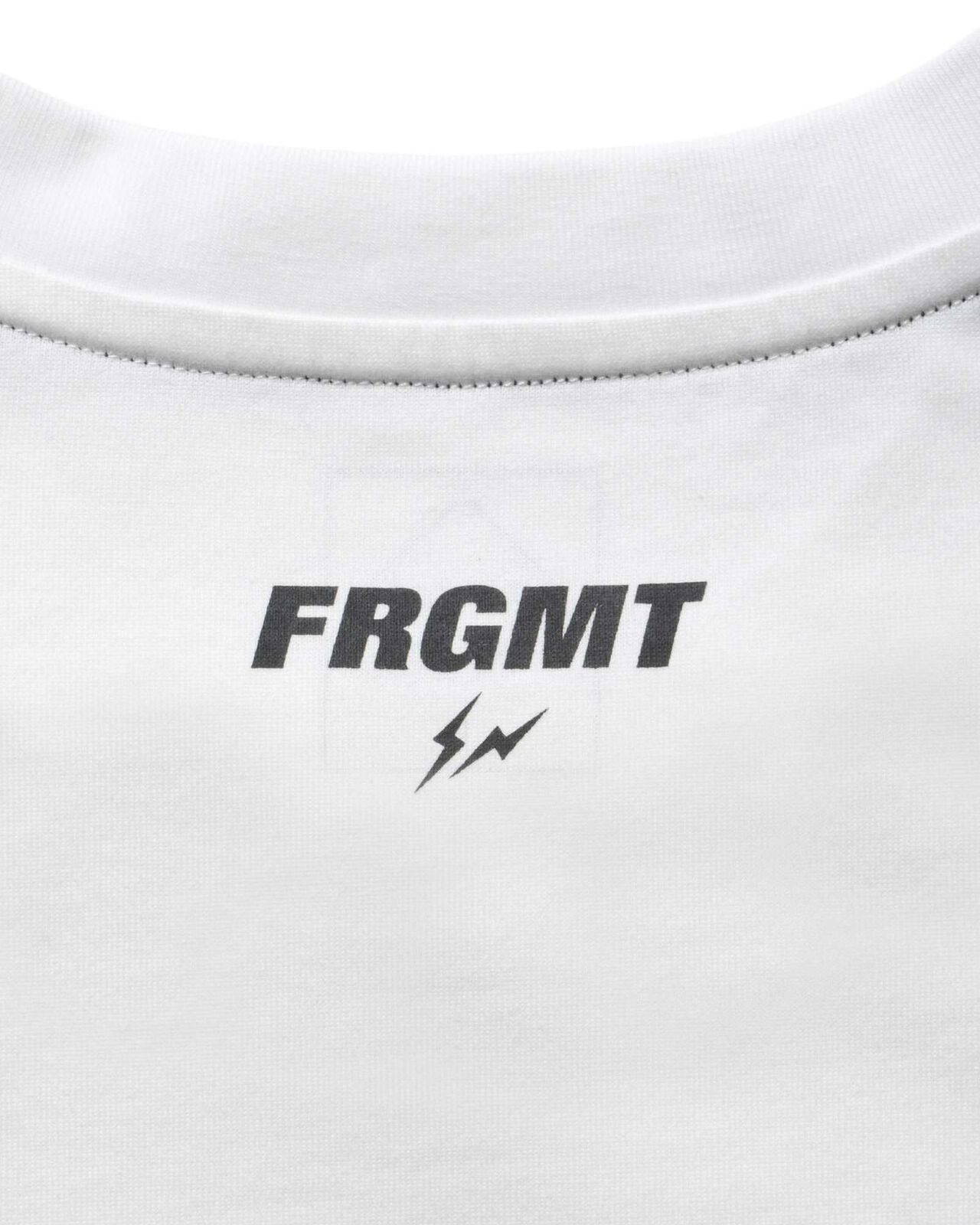 FRAGMENT: CAMOUFLAGE EMBLEM TEE,WHITE, large image number 3