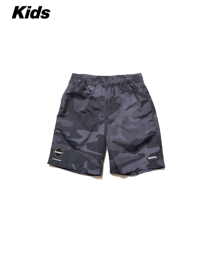 SUPPLEX NYLON EASY SHORTS,CAMOUFLAGE, medium
