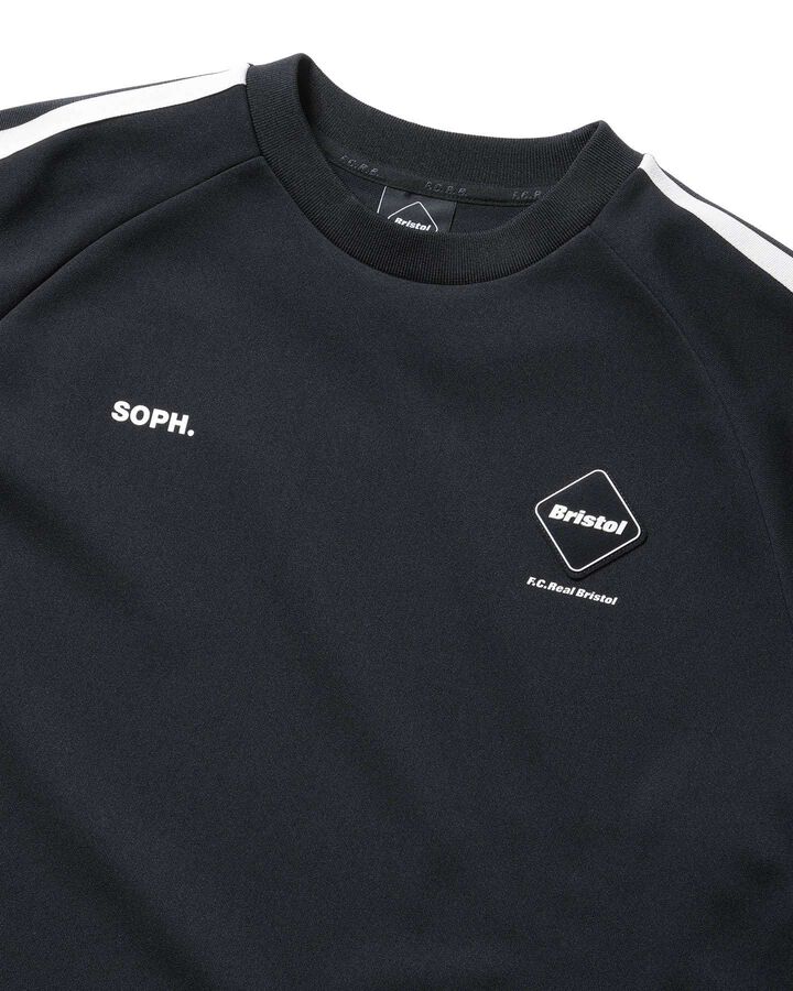 TRAINING TRACK CREWNECK TOP,BLACK, medium image number 2
