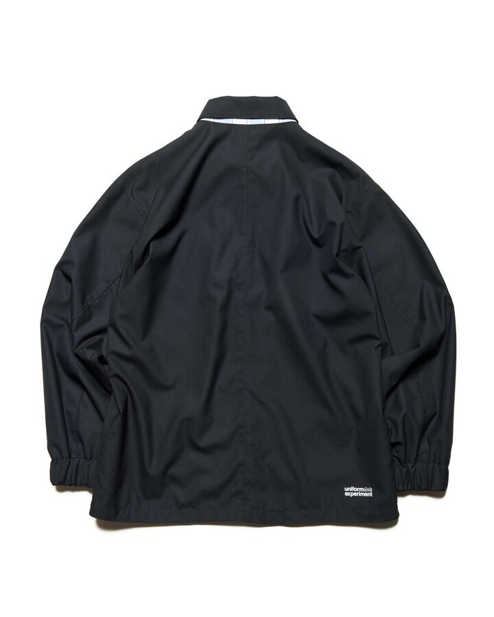 STRETCH WOOL FLY FRONT BLOUSON,BLACK, medium image number 1