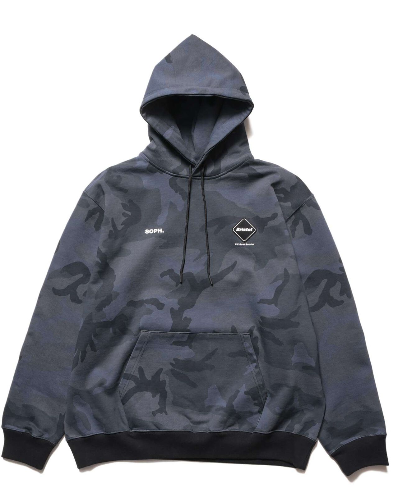 BRISTOL BAGGY SWEAT HOODIE,CAMOUFLAGE, large image number 0