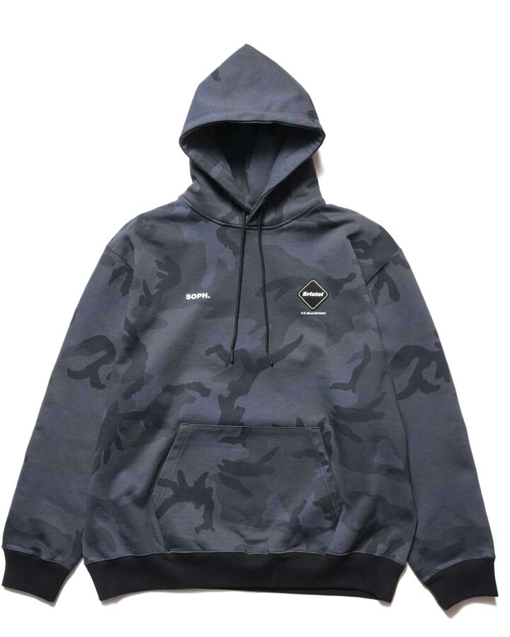 BRISTOL BAGGY SWEAT HOODIE,CAMOUFLAGE, medium