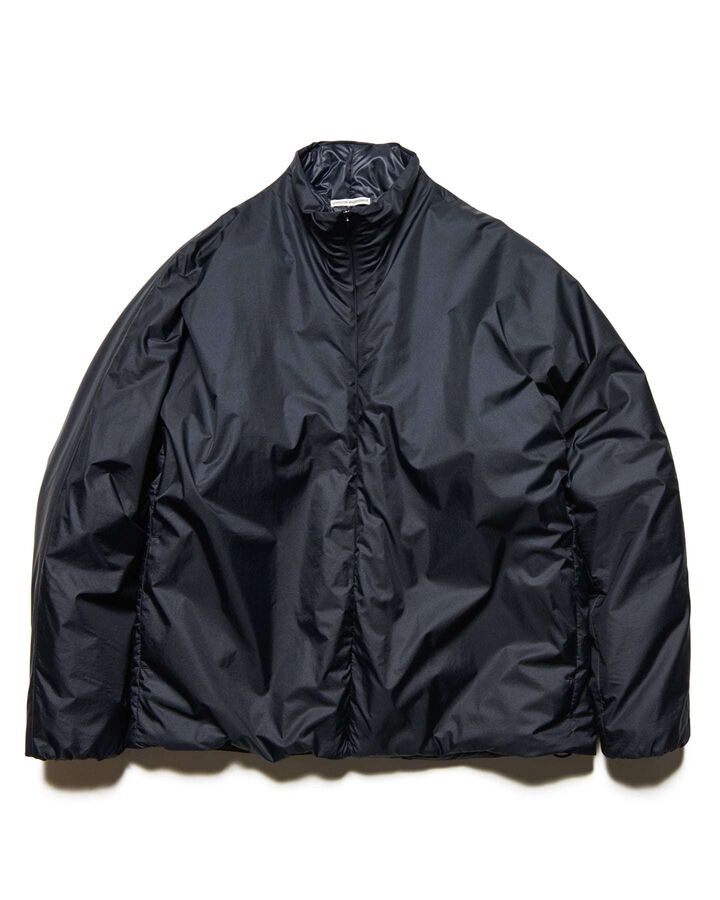 DOLMAN SLEEVE PADDED BLOUSON,BLACK, medium