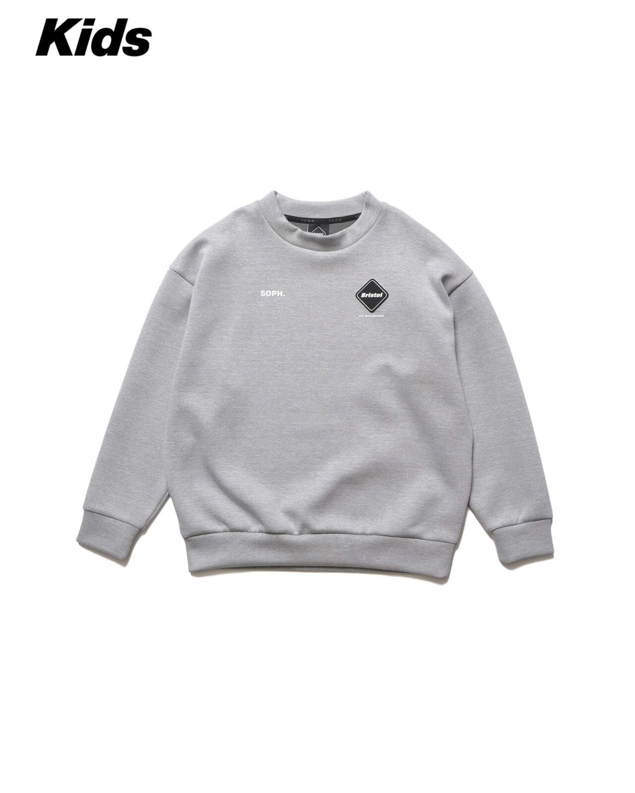TECH SWEAT CREWNECK TOP,GRAY, large image number 0