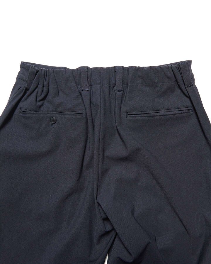 4-WAY STRETCH SLIM-FIT SHIRRING SLACKS,NAVY, medium image number 4