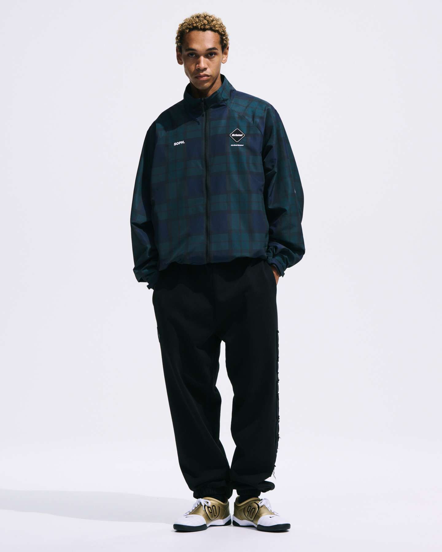 PLAID VENTILATION PRACTICE JACKET