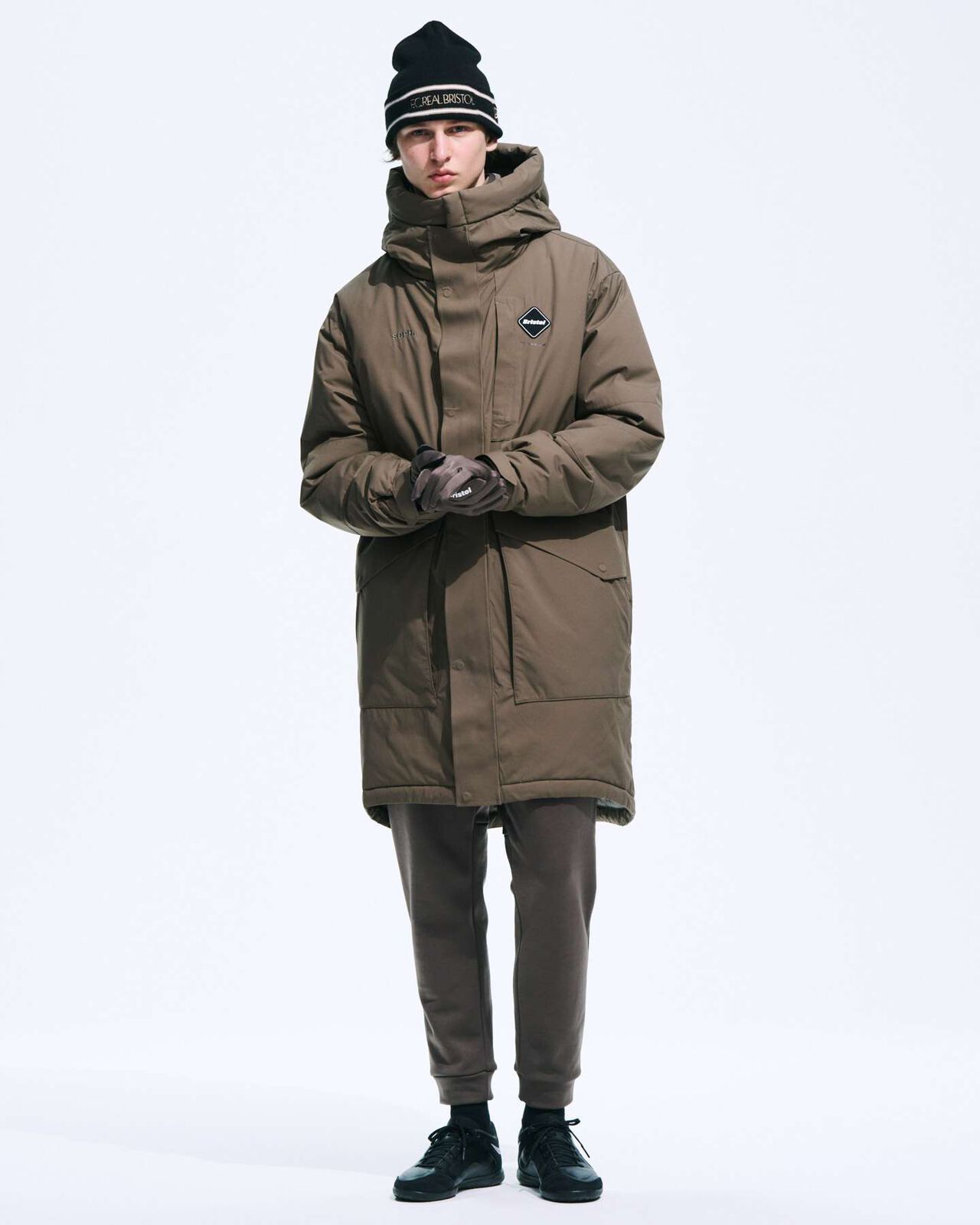 INSULATION BENCH COAT,BLACK, large image number 9