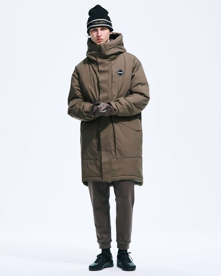 INSULATION BENCH COAT,BLACK, medium image number 9