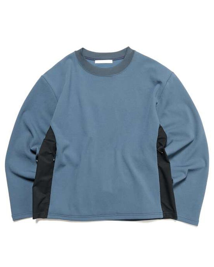 TECH CREWNECK,BLUE, medium