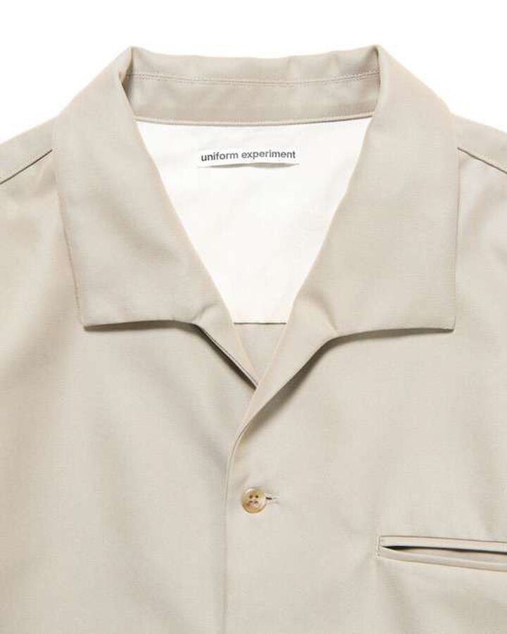 ITALIAN COLLAR SHIRT,BEIGE, medium image number 2
