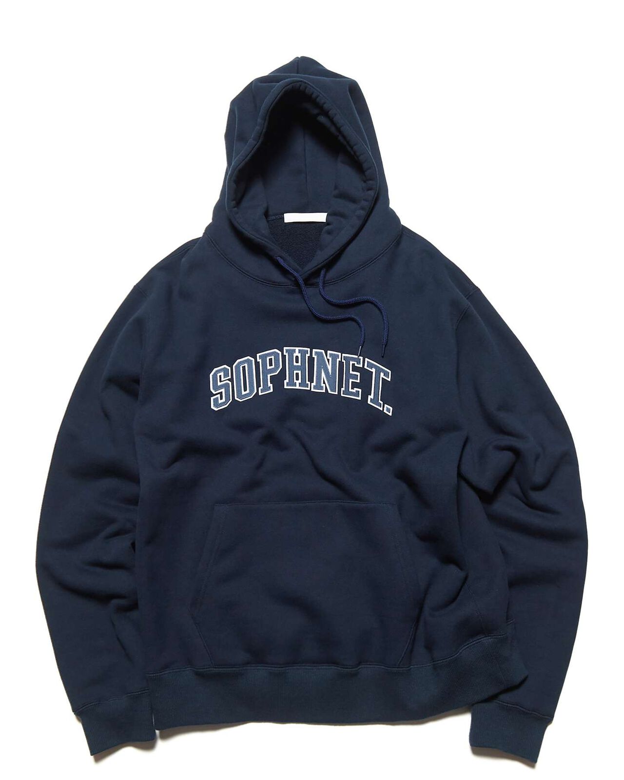 COLLEGE LOGO SWEAT HOODIE,NAVY, large image number 0