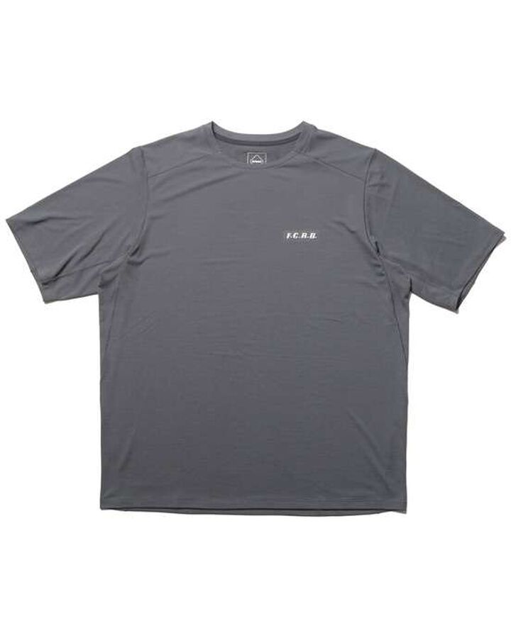 TECH S/S TRAIL TOP,GRAY, medium image number 0