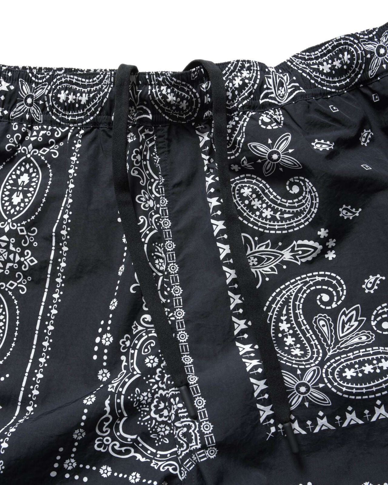 BANDANA NYLON EASY PANTS,BLACK, large image number 3