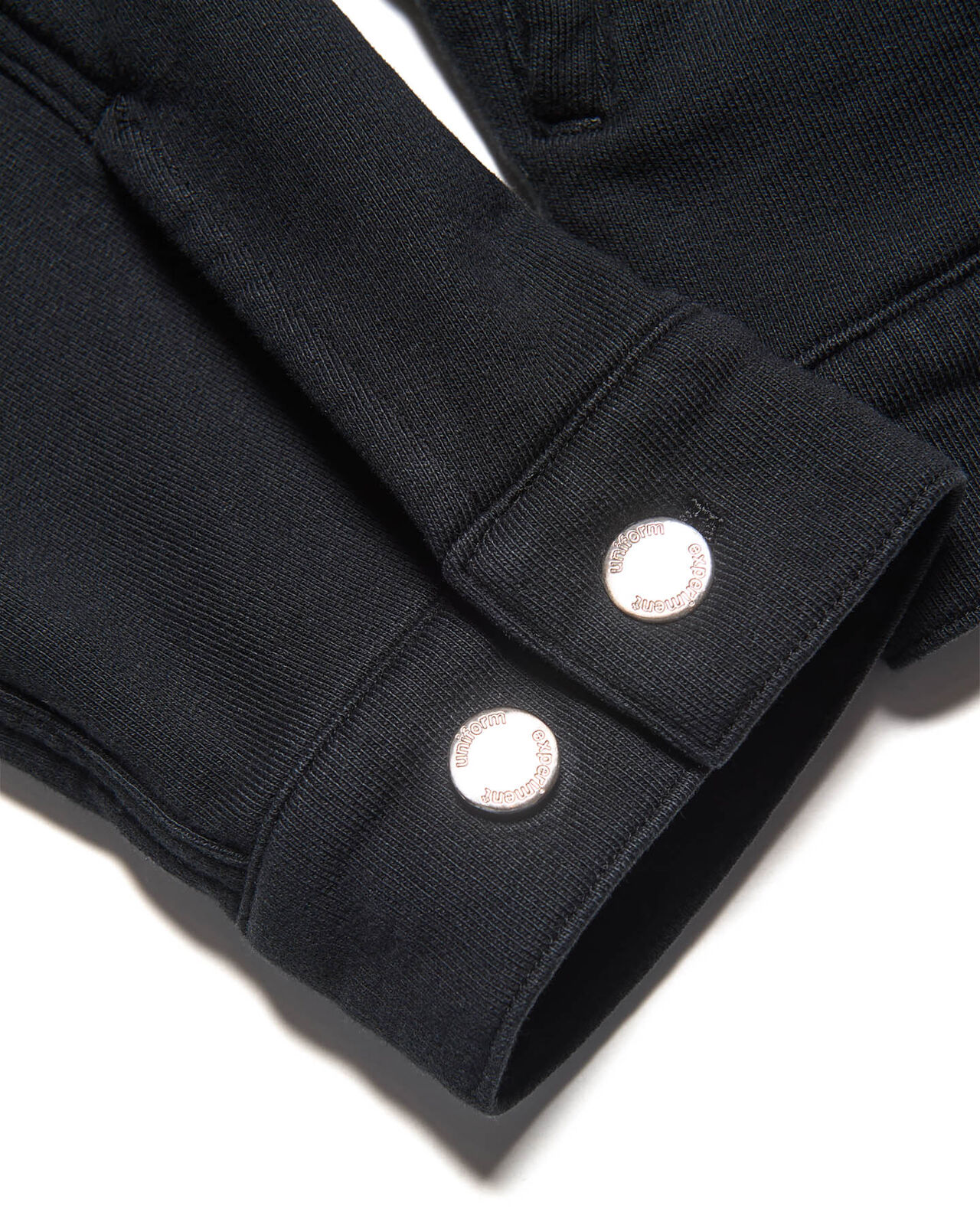 SWEAT TRUCKER JACKET,BLACK, large image number 5