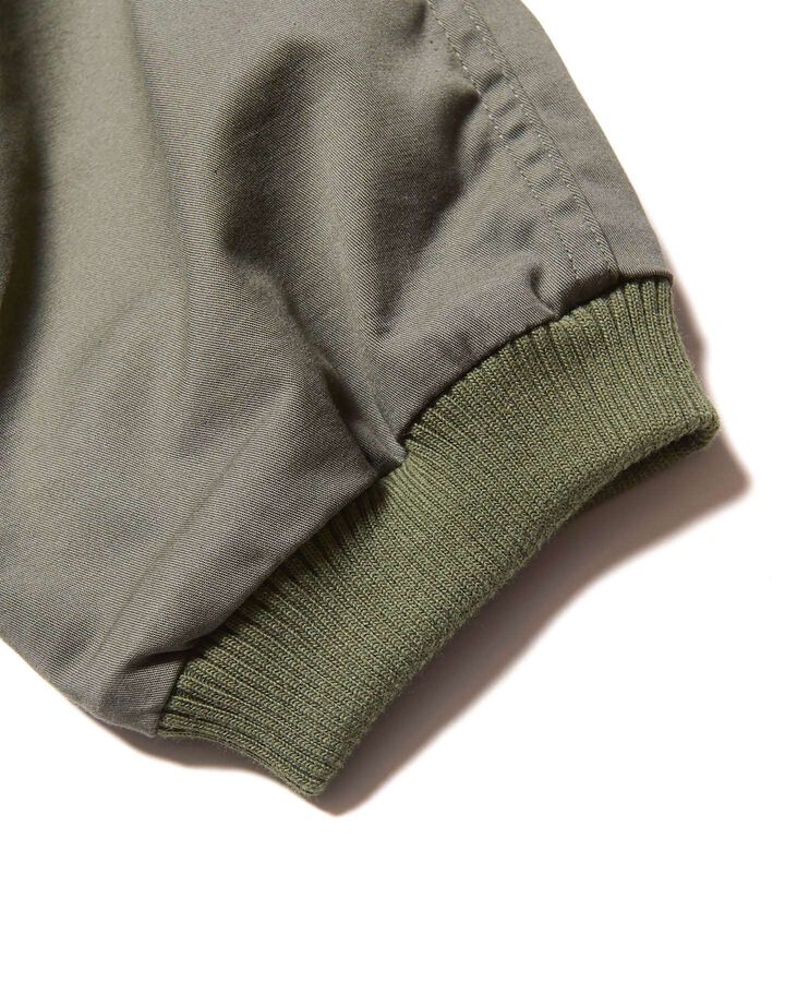 STRETCH TWILL SLIM-FIT RIBBED PANTS,KHAKI, medium image number 3