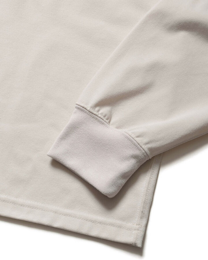 BIG LOGO L/S BAGGY TEE,BEIGE, medium image number 4