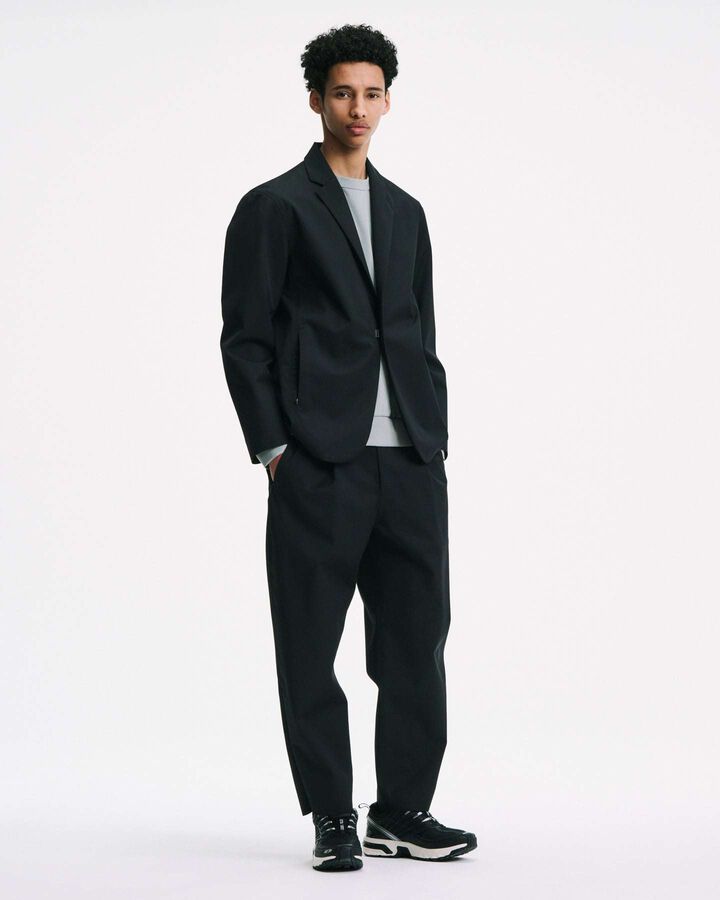 3LAYER WOOL TECH JACKET,BLACK, medium image number 8