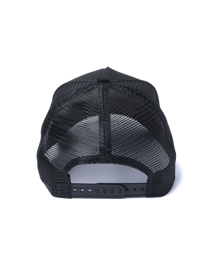 NEW ERA EMBLEM 9FORTY A-FRAME MESH CAP,BLACK, medium image number 2
