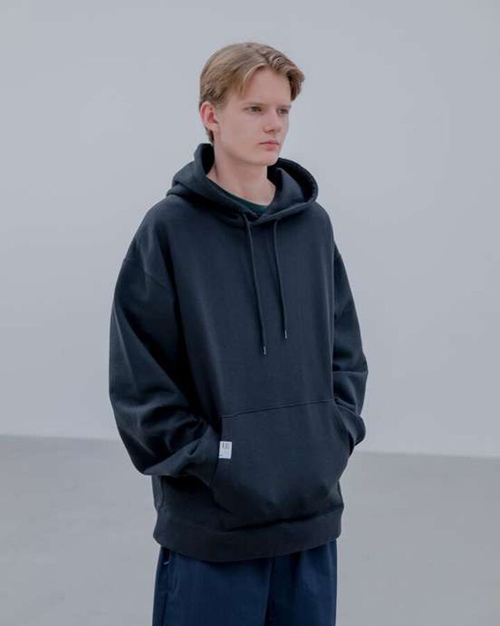 LOOSE HOODIE,LIGHT GRAY, medium image number 4