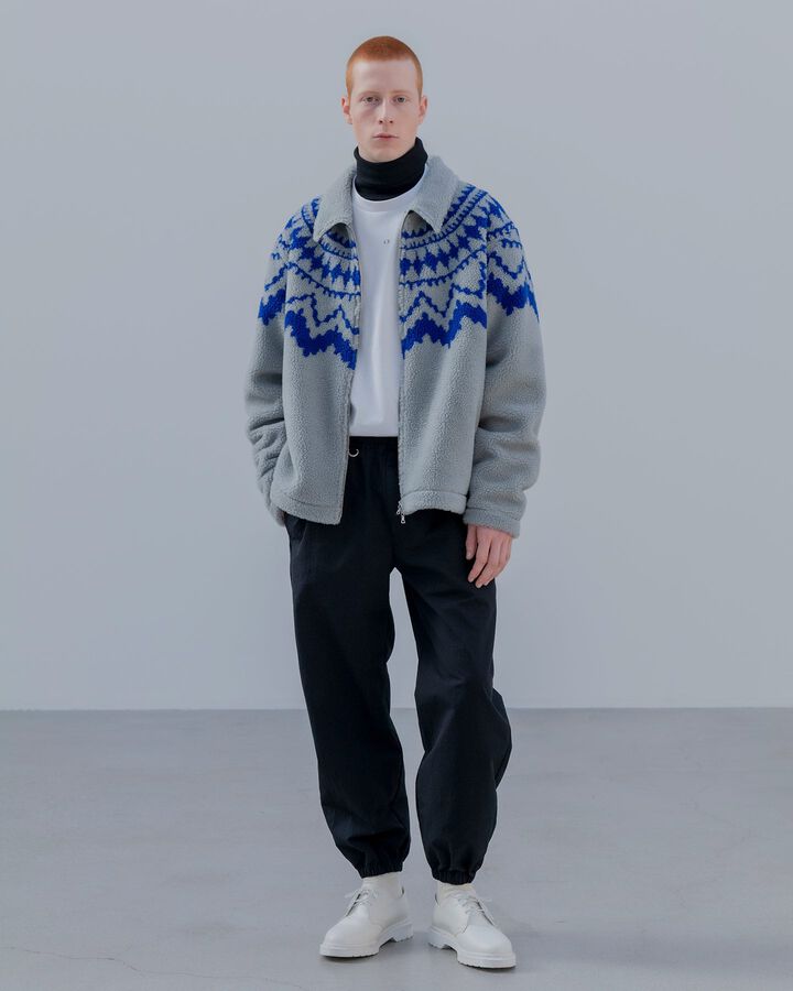 SHERPA BLOUSON,LIGHT GRAY, medium image number 6