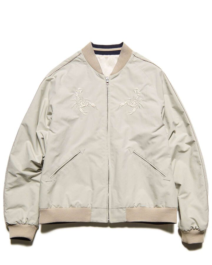 REVERSIBLE SOUVENIR JACKET,BEIGE, medium image number 1