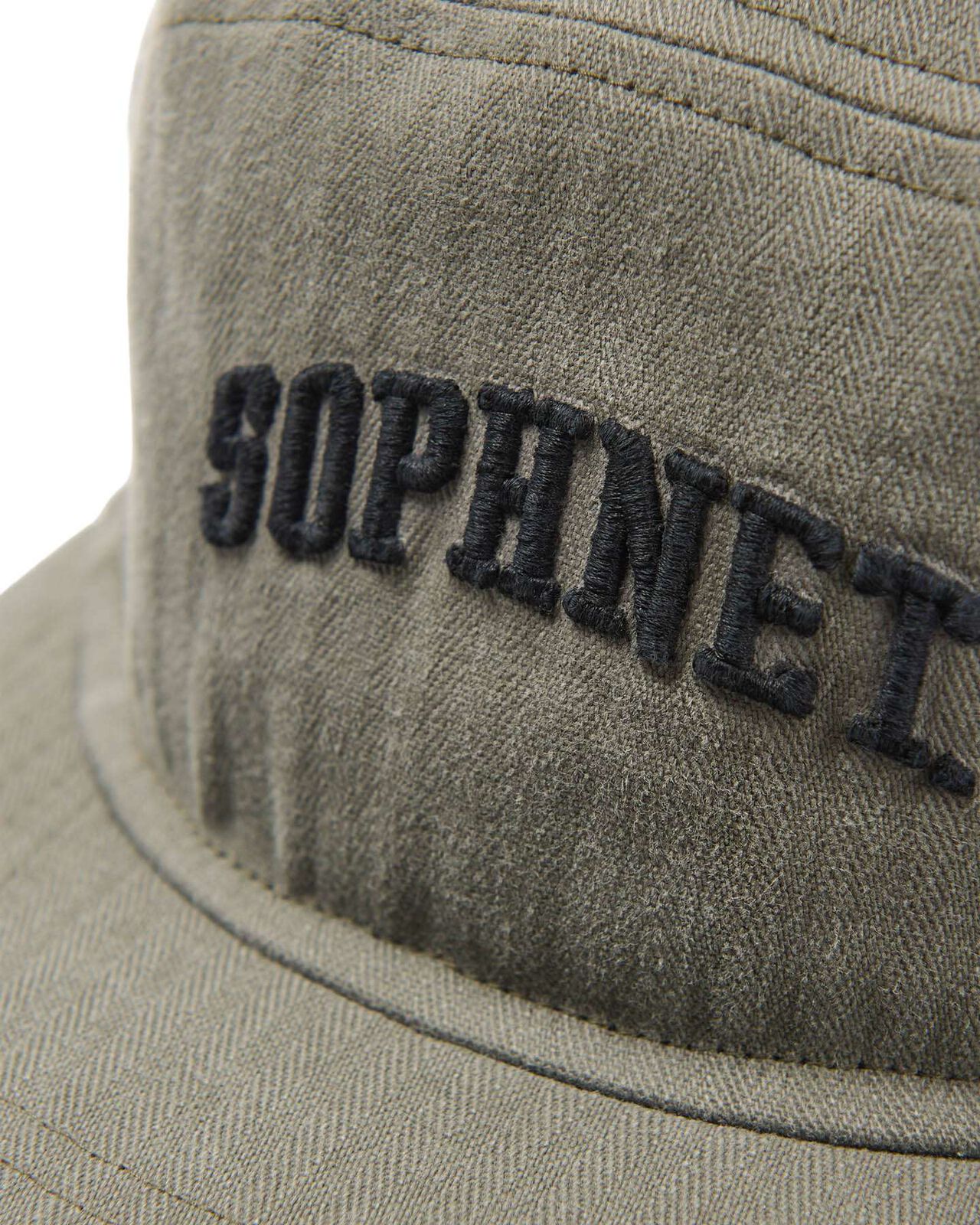 DAMAGED COLLEGE LOGO CAP,KHAKI, large image number 1