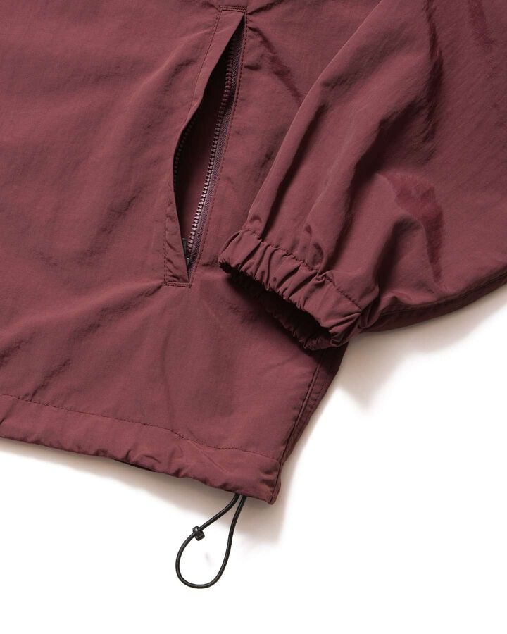 NYLON QUARTER-ZIP BLOUSON,BURGUNDY, medium image number 3