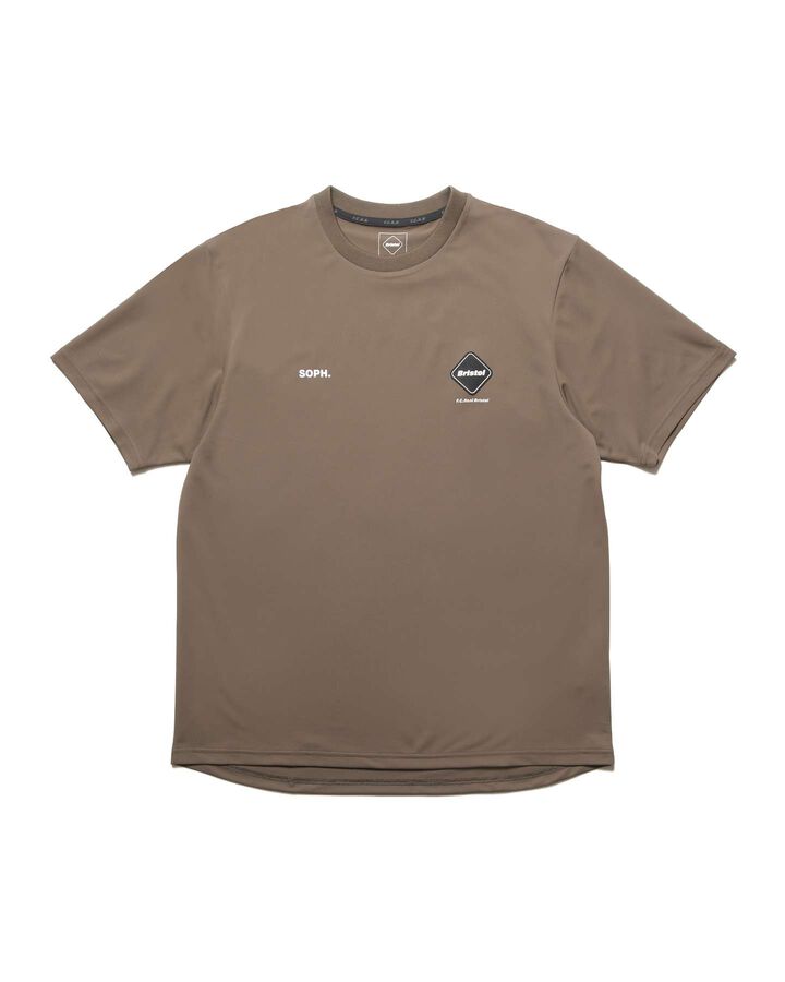 S/S ATHLETIC TOP,MOCHA, medium image number 0