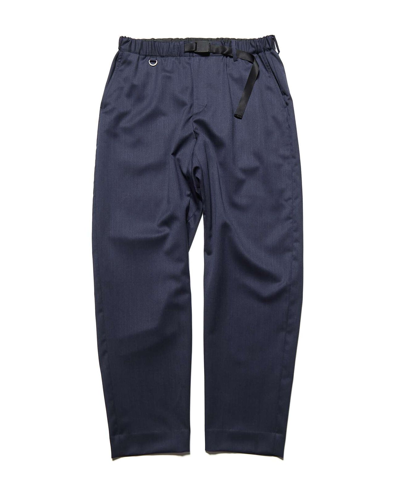 WOOL GABARDINE SLIM-FIT ACTIVE SLACKS,NAVY, large image number 0